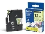 Tooner Brother TZC31 - Laminiertes Band - Schwarz auf Gelb - Rolle (1,2 cm x 8 m) (TZ-C31)