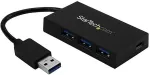 StarTech.com 4 Port USB 3.0 Hub - USB Type-A Hub with 1x USB-C & 3x USB-A Ports (SuperSpeed 5Gbps) - USB Bus Powered - USB 3.2 Gen 1 Adapter Hub - Portable/Laptop USB Hub - TAA