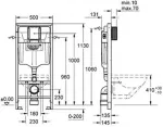 Grohe Rapid SL WC 1,13m 38536001