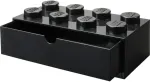 Room Copenhagen LEGO Desk Drawer 8 , storage box (black, knobs)