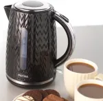 Petra PT3864BLKVDEEU10 Chevron Jug Kettle black