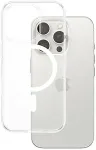 PANZERGLASS HardCase Transparent w. White MagSafe iPhone 16 Pro Beskyttelsescover Transparent Apple iPhone 16 Pro