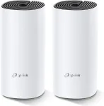 TP-Link Whole Home Mesh WiFi System | Deco M4 (2-Pack) | 802.11ac | 300+867 Mbit/s | 10/100/1000 Mbit/s | Ethernet LAN (RJ-45) ports 2 | Mesh Support No | MU-MiMO Yes | No mobile broadband | Antenna type 2xInternal | No