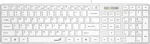Klaviatuur Genius Slimstar 126 keyboard + Copilot white