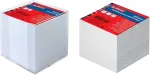 Herlitz Zettelkasten 9x9x9cm 700Bl. wei&szlig; transp.