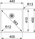 FRANKE BXX 210/110-40 127.0375.252