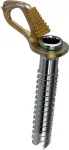 No name aero lite ice screw 13cm-yellow BLUE ICE
