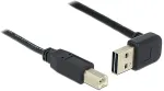 DeLOCK Kabel EASY-USB 2.0 Typ-A Stecker gewinkelt oben / unten > USB 2.0 Typ-B Stecker 3 m