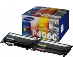 Tooner Hp Samsung CLT-P406C 4-pack Cyan/Magenta/Yellow/Black Original Toner Cartridge