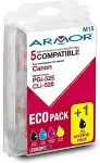Tooner Peach Patrone Canon PGI-570/CLI-571 Mult-Pack-Plus komp