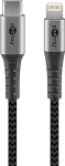 Goobay Lightning-kabel 2m braided MFi