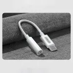 Joyroom adapterkaabel Type-C kuni 3,5 mm mini jack viedtālrunitele, White (SH-C1)