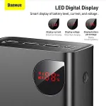Baseus ADAMAN OVERSEAS EDITION 40.000 MAH DIGITAL DISPLAY 22.5W POWERBANK SIYAH Lithium 40000 mAh Black