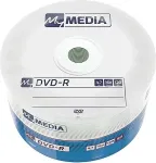 Toorikud MaxFlash 1x50 MyMedia DVD-R 4,7GB 16x Speed matt silver Wrap