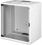 Digitus SOHO PRO wall-mounted enclosure, light grey IT cabinet, 12 rack units