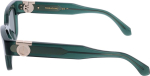 Ferragamo P&auml;ikeseprillid WOMEN SF2067S-317 (L&auml;&auml;ts/Sild/Tagaosa) 52/20/140 mm