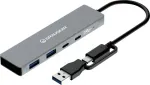 Graugear 4-Port USB HUB 2x USB-C und 2x USB-A 10Gbps