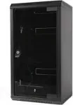 Triton Single-piece rack, 10'-10U/19'-5U/360mm, glass door, black