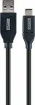 SCHWAIGER USB-Kabel 3.0 St. A auf 3.1 TypC 0,15m Schwarz