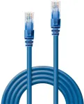 Lindy - Patch-Kabel - RJ-45 (M) - RJ-45 (M) - 2,0m - UTP - CAT 6 - gepresst, glatt - Blau (48018)