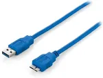 EQUIP USB3.0 Druckerkabel USB-A->USB-B St/St 3.00m blau Polybeutel