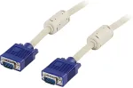 DELTACO Kaabel VGA M/M,1.0m, filtriga / RGB-2G