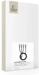 Tech-Protect USB-kaabel 3in1, Lightning, USB-C, MicroUSB, 1.2m, tumehall,