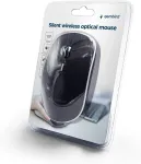 Hiir GEMBIRD | Silent Wireless Optical Mouse | MUSW-4BS-01 | Optical mouse | USB | Black