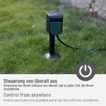 Brennenstuhl WiFi Outdoor Socket 2-way IP44 with Ground Spike