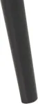 Home4you Kirjutuslaud NEPTUN 110x50xH77cm, must, melamiinplaat, metall