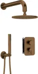 Deante Concealed shower set with mixing box and head