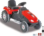 No name Jamara Ride-on Traktor Big Wheel 12V rot 3+