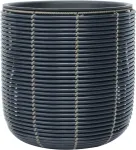 Home4you Lillepott WICKER D35xH36cm, must/pruun
