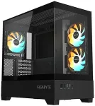 Korpus GigaByte C201 PANORAMIC PC Case - Mid Tower, m-ATX, 360mm radiator support, 3 Pre-installed Fans, USB 3.0, Support RGB Fusion