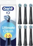 Hambahari Oral-B | Replaceable toothbrush heads | iO UltimateClean | Heads | For adults | Number of brush heads included 6 | Black