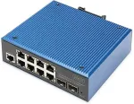 Digitus Switch DIGITUS 8+2-pordiga L2 hallatav Gigabit Ethernet PoE l&uuml;liti