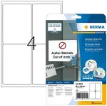 HERMA Adressetik. A4 wei&szlig; 99,1x139 mm Papier opak 100 St.