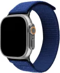 FIXED | Sporty Strap for Apple Watch Ultra 49mm | 160-210 mm | Dark Blue | Nylon