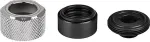 Thermaltake K Pacific C-PRO G1 4 PETG Tube 16mm OD Compression Chrome Chrome