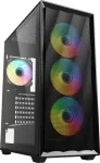 Korpus SHARKOON VK4 ARGB, tower case black, tempered glass