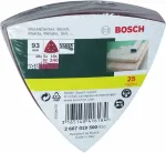 Bosch - Schleifpapierset - 25 St&uuml;cke - K&ouml;rnung: 60, 120, 240 - 93 mm