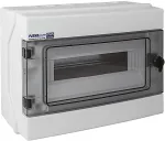 No name Modular hermetic switchgear (500V AC, 1000V DC) 1x12 surface-mounted (N+PE) IP65 RH-12