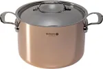 De Buyer Prima Matera Saucepot copper/steel high 24cm induction