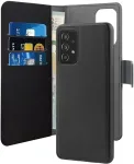 Puro SGA72BOOKC3BLK mobile phone case 17 cm (6.7") Wallet case Black