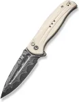 No name Knife CIVIVI Incindie Damascus G10 Ivory