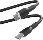 Puro Kaabel Soft USB-C/USB-C 1,5 m, must