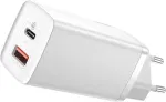 NONAME Baseus CCGAN2L-B02 GaN2 Lite Quick Charger USB + USB-C 65W White