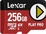 M&auml;lukaart LEXAR Memory card microSDHX PLAY PRO 256GB EXPRESS 7.1 900MB/s