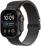 APPLE I&scaron;manusis laikrodis Watch Ultra 4 GPS + Cellular 49mm Juodas Titanium Case with Juodas Titanium Milanese Loop - M - MJAV4ET/A