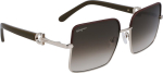 Ferragamo P&auml;ikeseprillid WOMEN SF302SL-704 (L&auml;&auml;ts/Sild/Tagaosa) 60/18/140 mm